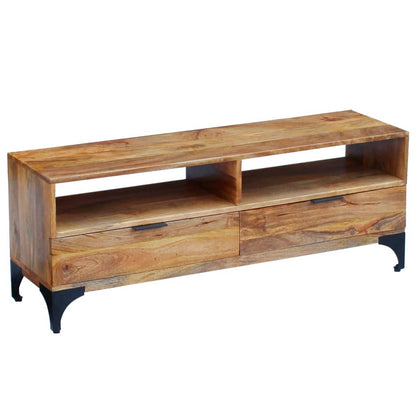 Fernsehtisch Mangoholz 120x35x45 cm - Pazzar.ch