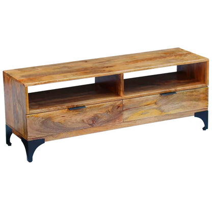 Fernsehtisch Mangoholz 120x35x45 cm - Pazzar.ch