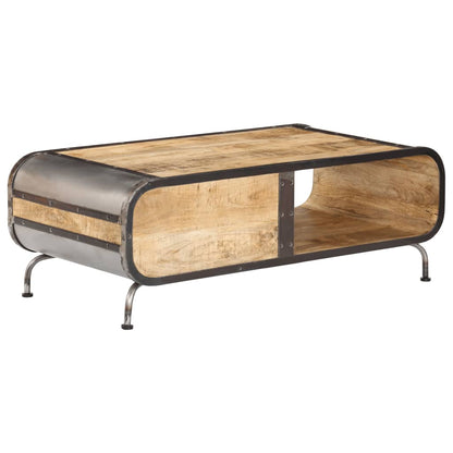 Couchtisch 100 x 50 x 35 cm Mango-Massivholz - Pazzar.ch
