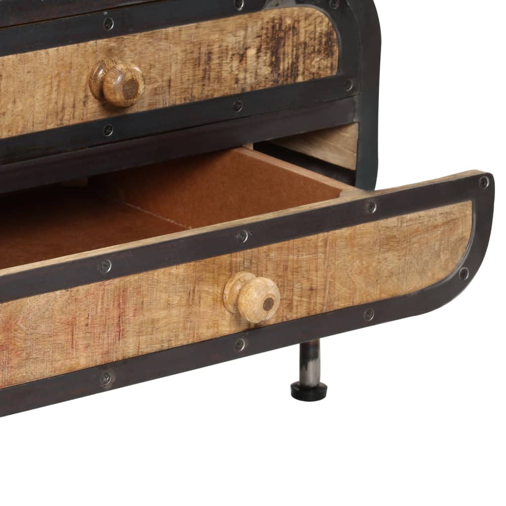 Couchtisch 100 x 50 x 35 cm Mango-Massivholz - Pazzar.ch