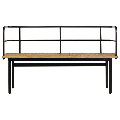 Bank 120 x 40 x 70 cm Mango-Massivholz - Pazzar.ch
