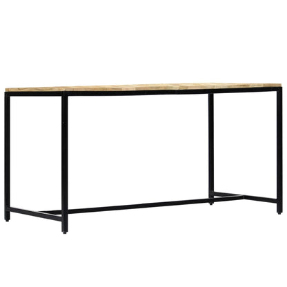 Esstisch 140 x 70 x 75 cm Massives Raues Mangoholz - Pazzar.ch