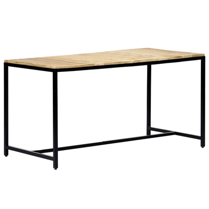 Esstisch 140 x 70 x 75 cm Massives Raues Mangoholz - Pazzar.ch