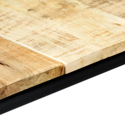 Esstisch 140 x 70 x 75 cm Massives Raues Mangoholz - Pazzar.ch