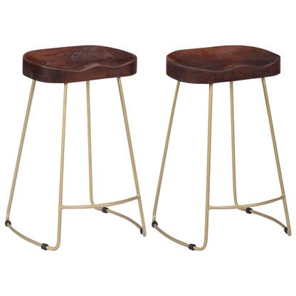 Gavin Barhocker 2 Stk. Massivholz Mango - Pazzar.ch