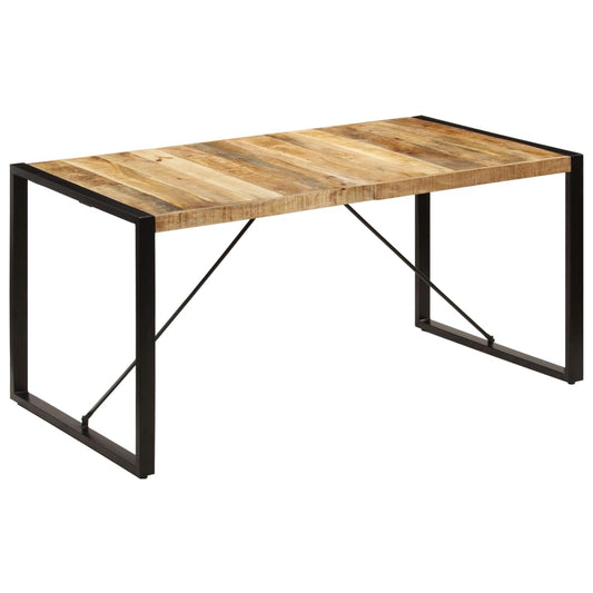 Esstisch 160 x 80 x 75 cm Mangoholz Massiv - Pazzar.ch
