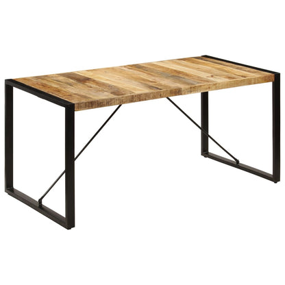 Esstisch 160 x 80 x 75 cm Mangoholz Massiv - Pazzar.ch