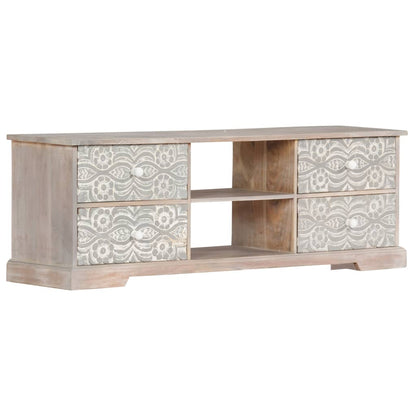 TV-Schrank 120x30x40 cm Massivholz Akazie - Pazzar.ch