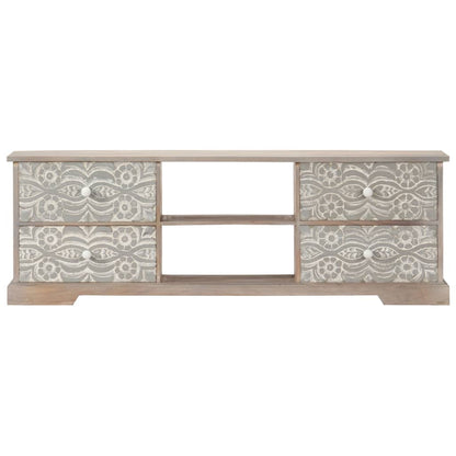 TV-Schrank 120x30x40 cm Massivholz Akazie - Pazzar.ch