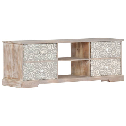 TV-Schrank 120x30x40 cm Massivholz Akazie - Pazzar.ch