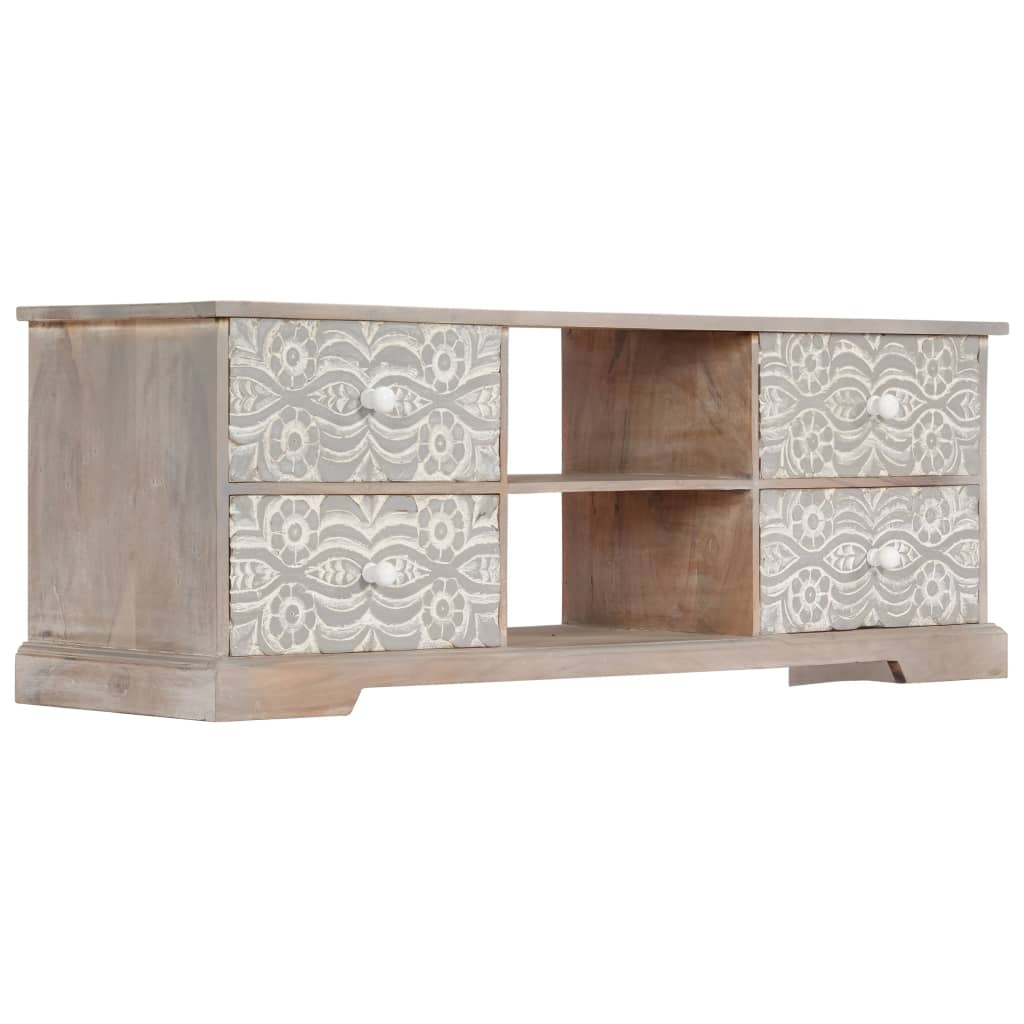 TV-Schrank 120x30x40 cm Massivholz Akazie - Pazzar.ch