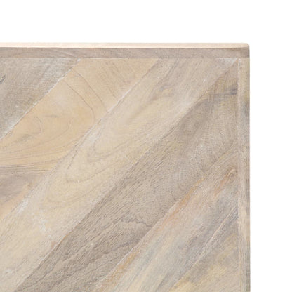 Couchtisch 110 x 110 x 36 cm Massivholz Mango - Pazzar.ch