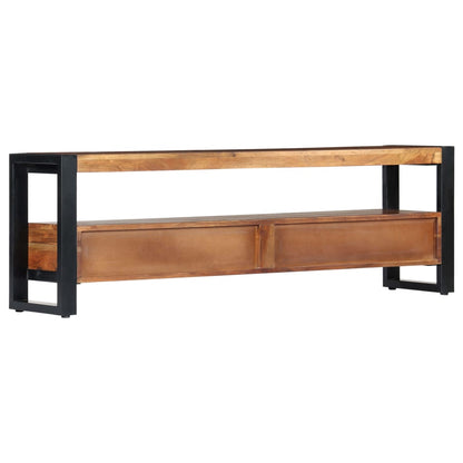 TV-Schrank 140x30x45 cm Massivholz Akazie - Pazzar.ch