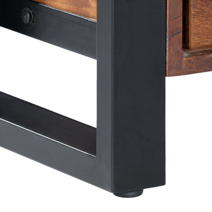 TV-Schrank 140x30x45 cm Massivholz Akazie - Pazzar.ch