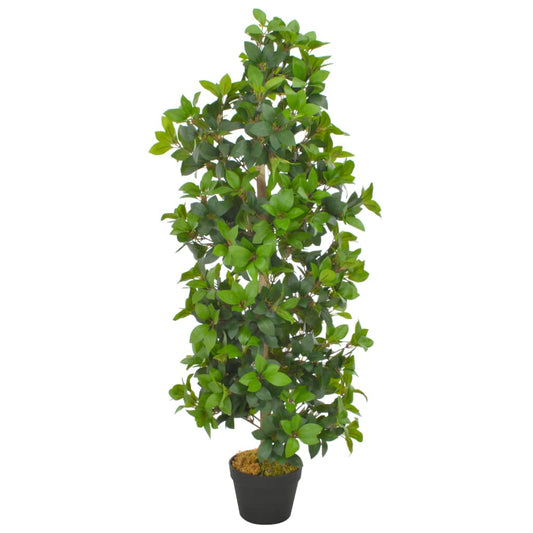 Künstliche Pflanze Lorbeerbaum mit Topf Grün 120 cm - Pazzar.ch