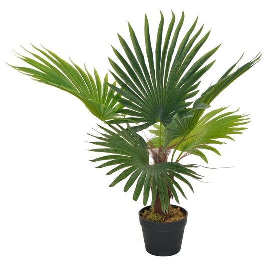 Künstliche Pflanze Palme mit Topf Grün 70 cm - Pazzar.ch