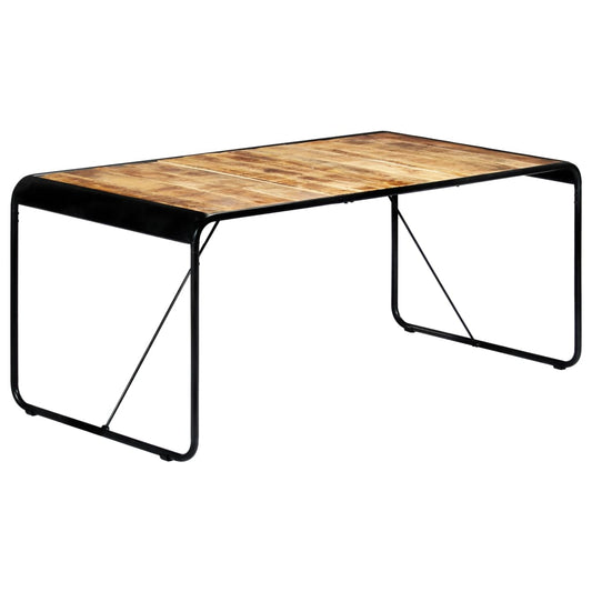 Esstisch 180 x 90 x 76 cm Raues Mango-Massivholz - Pazzar.ch