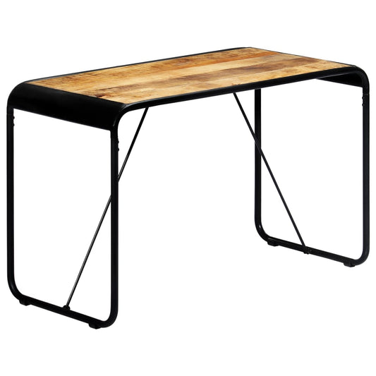 Esstisch 118×60×76 cm Raues Massivholz Mango - Pazzar.ch