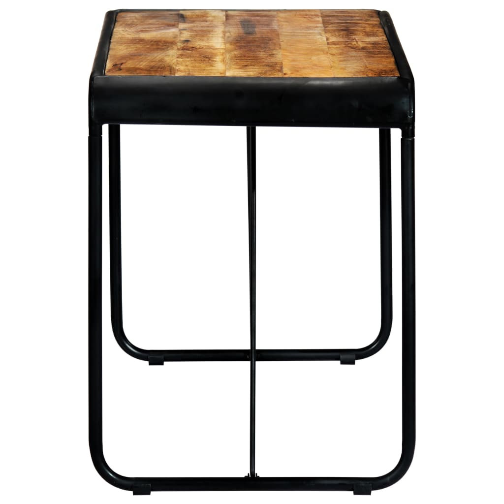 Esstisch 118×60×76 cm Raues Massivholz Mango - Pazzar.ch