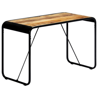 Esstisch 118×60×76 cm Raues Massivholz Mango - Pazzar.ch