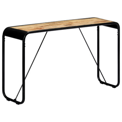 Konsolentisch 140×35×76 cm Raues Massivholz Mango - Pazzar.ch