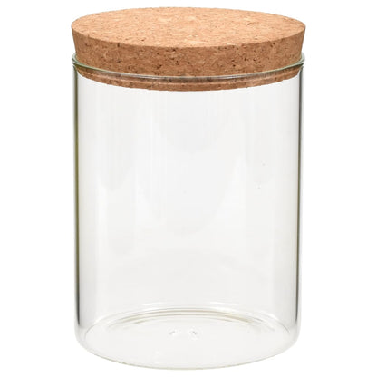 Vorratsgläser mit Korkdeckel 6 Stk. 650 ml - Pazzar.ch