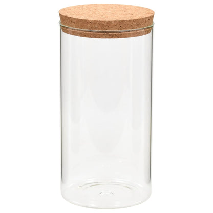 Vorratsgläser mit Korkdeckel 6 Stk. 1100 ml - Pazzar.ch