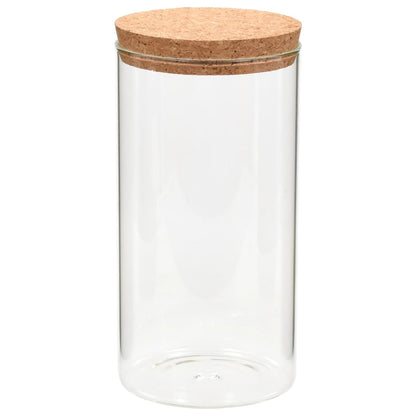 Vorratsgläser mit Korkdeckel 6 Stk. 1400 ml - Pazzar.ch