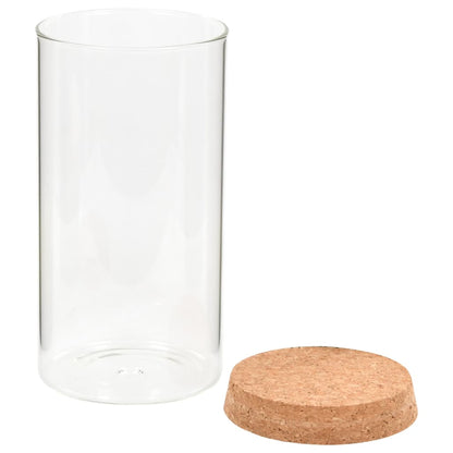 Vorratsgläser mit Korkdeckel 6 Stk. 1400 ml - Pazzar.ch