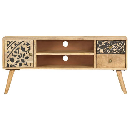 TV-Schrank 100 x 30 x 45 cm Massivholz Mango - Pazzar.ch