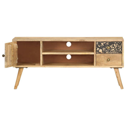 TV-Schrank 100 x 30 x 45 cm Massivholz Mango - Pazzar.ch