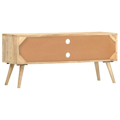 TV-Schrank 100 x 30 x 45 cm Massivholz Mango - Pazzar.ch