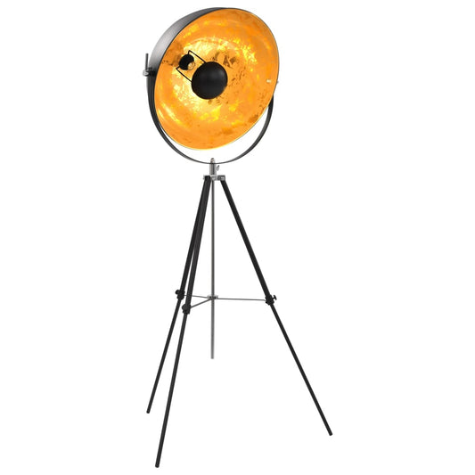 Standleuchte E27 Schwarz und Golden 51 cm - Pazzar.ch
