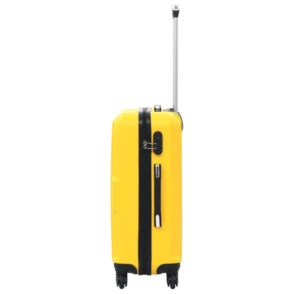 Hartschalen-Trolley-Set 3 Stk. Gelb ABS - Pazzar.ch