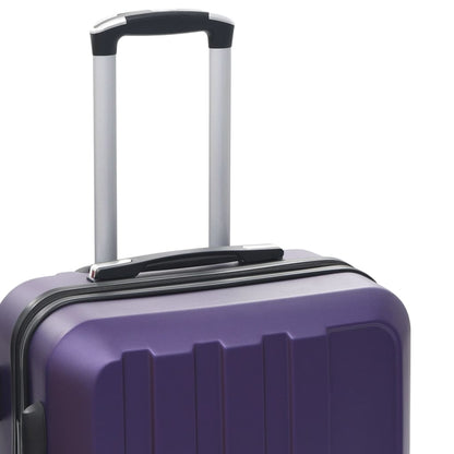 Hartschalen-Trolley-Set 3 Stk. Lila ABS - Pazzar.ch