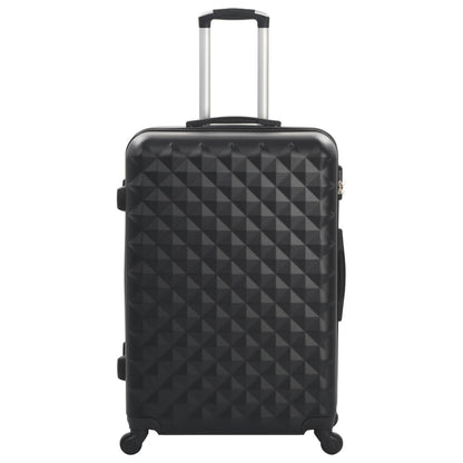 Hartschalen-Trolley-Set 3 Stk. Schwarz ABS - Pazzar.ch