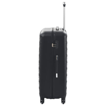 Hartschalen-Trolley-Set 3 Stk. Schwarz ABS - Pazzar.ch
