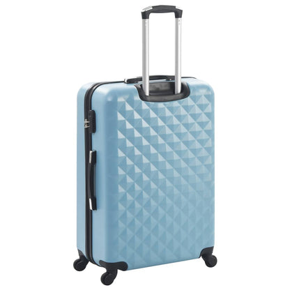 Hartschalen-Trolley-Set 3 Stk. Blau ABS - Pazzar.ch