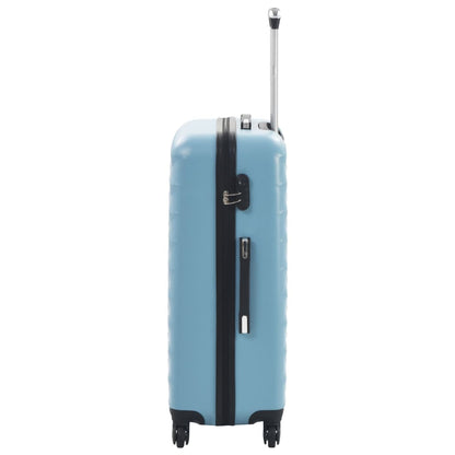Hartschalen-Trolley-Set 3 Stk. Blau ABS - Pazzar.ch