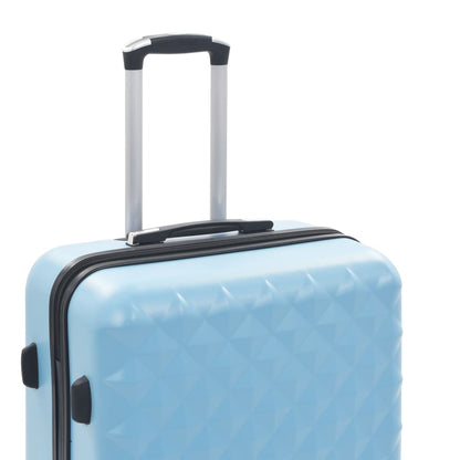 Hartschalen-Trolley-Set 3 Stk. Blau ABS - Pazzar.ch