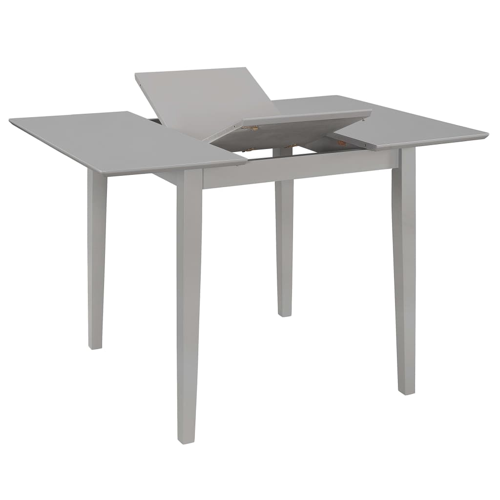 Ausziehbarer Esstisch Grau (80-120)x80x74 cm MDF - Pazzar.ch