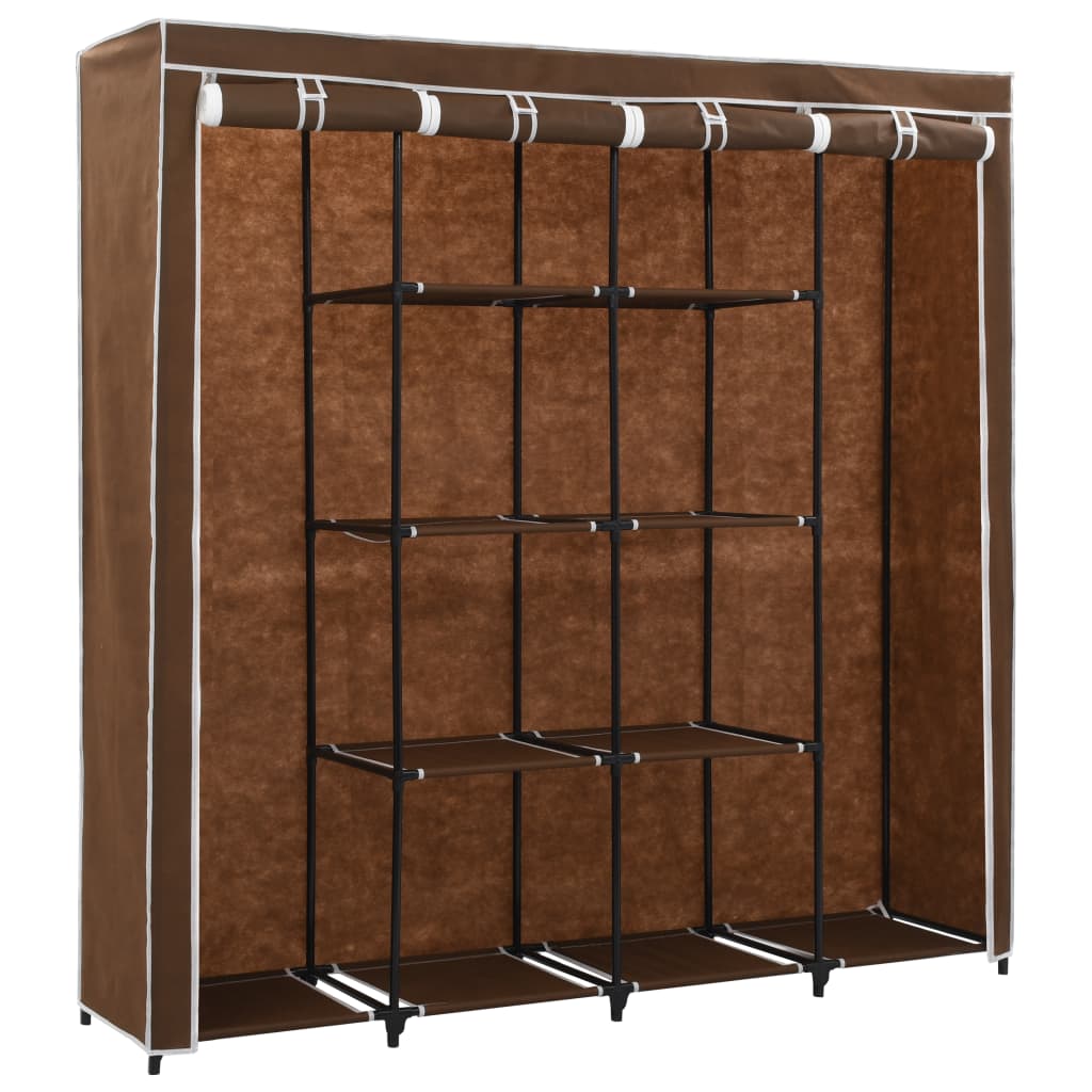 Kleiderschrank mit 4 Fächern Braun 175 x 45 x 170 cm - Pazzar.ch