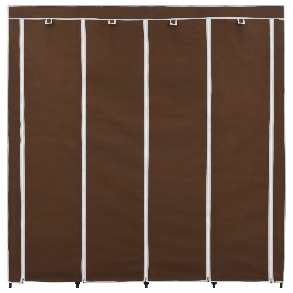 Kleiderschrank mit 4 Fächern Braun 175 x 45 x 170 cm - Pazzar.ch