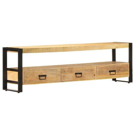 TV-Schrank 150 x 30 x 45 cm Massivholz Mango - Pazzar.ch