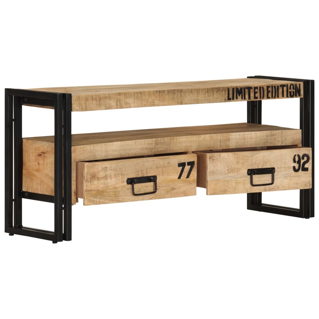 TV-Schrank 100x30x45 cm Mango Massivholz - Pazzar.ch
