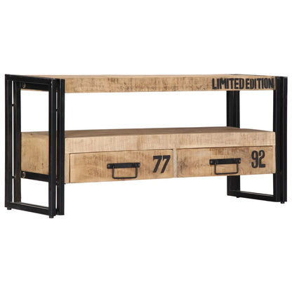 TV-Schrank 100x30x45 cm Mango Massivholz - Pazzar.ch