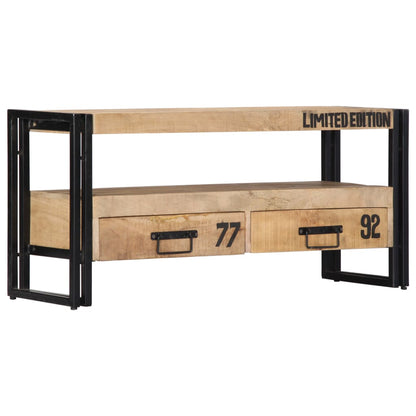 TV-Schrank 100x30x45 cm Mango Massivholz - Pazzar.ch