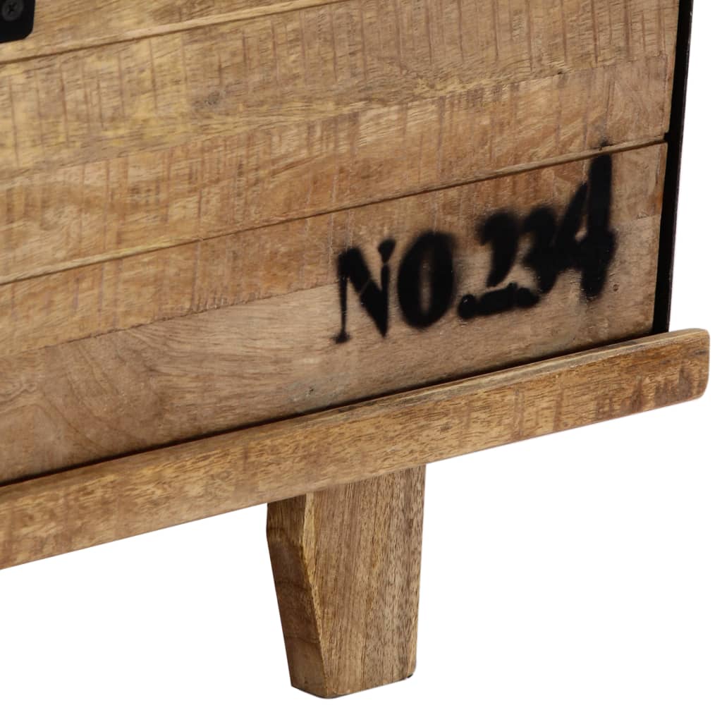 TV-Schrank 120x30x40 cm Massivholz Mango - Pazzar.ch