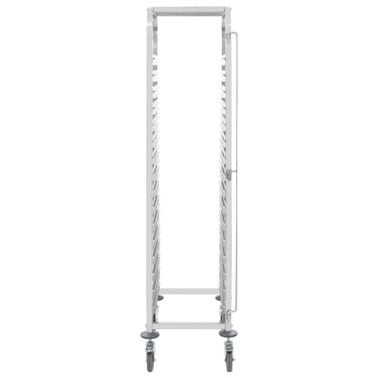 Tablettwagen für 16 Tabletts 38x55x163 cm Edelstahl - Pazzar.ch