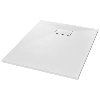 Duschwanne SMC Weiß 100×80 cm - Pazzar.ch